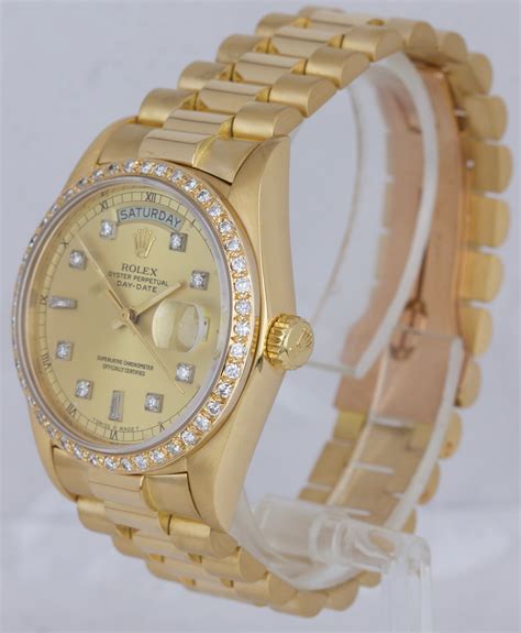 rolex presidential 36mm factory diamonds|rolex day date 36 price.